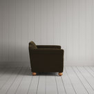 Dolittle Big Love Seat intelligent velvet seaweed, side view by NiX.