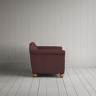 Dolittle Big Love Seat laidback linen damson, side view by NiX.