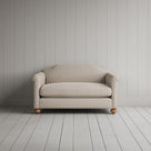 Dolittle Big Love Seat in laidback linen dove, front view by NiX.
