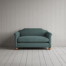 Dolittle Big Love Seat in laidback linen mineral, front view by NiX.