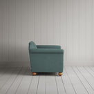 Dolittle Big Love Seat laidback linen mineral, side view by NiX.