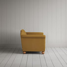Dolittle Big Love Seat laidback linen ochre, side view by NiX.