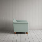 Dolittle Big Love Seat laidback linen sky, side view by NiX.