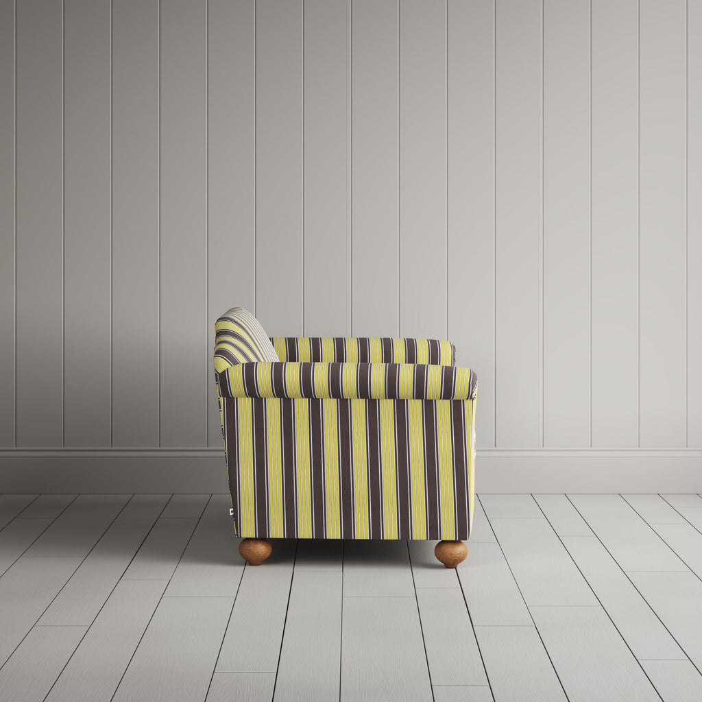  Side View of Dolittle BIG LOVE Seat in Regatta Cotton, Custard 