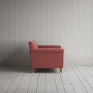 Idler Big Love Seat in damson velvet, side profile view by NiX.