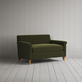 Angled view of the Velvet Juniper Idler love seat by NiX