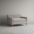Angled view of the Moonstone velvet Idler BIG LOVE seat by Nix.