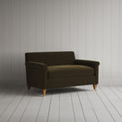 Angled view of the Seaweed velvet Idler BIG LOVE seat by Nix.