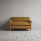 Front view of the Idler BIG LOVE seat in Ochre Laidback Linen by Nix.
