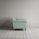 Side profile of the Idler seat in Sky Laidback Linen by Nix.