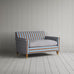 image of Idler BIG LOVE Seat in Regatta Blue Frame and Ticking Blue Brown Seat