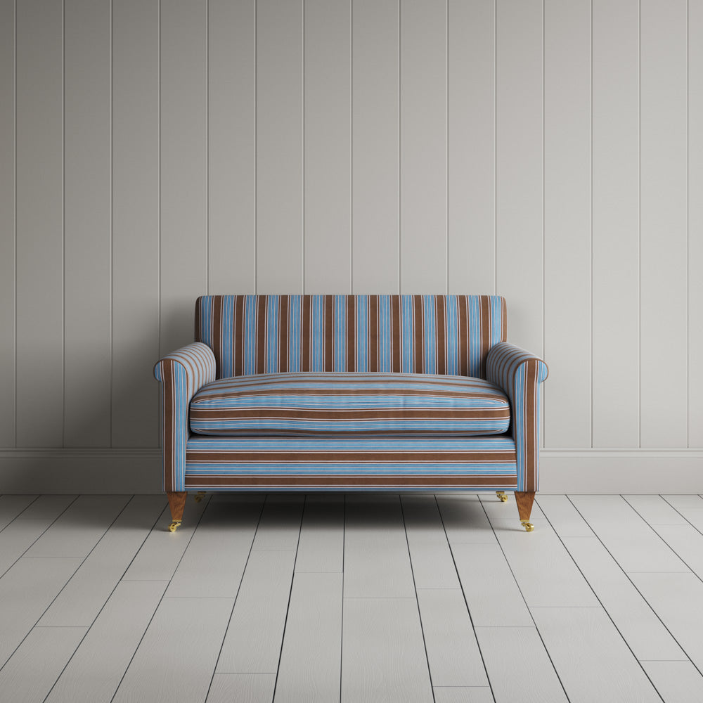 The Idler BIG LOVE seat in blue Regatta cotton by Nicola Harding.