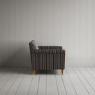 Side profile of the Idler seat in Charcoal Regatta cotton by Nix.