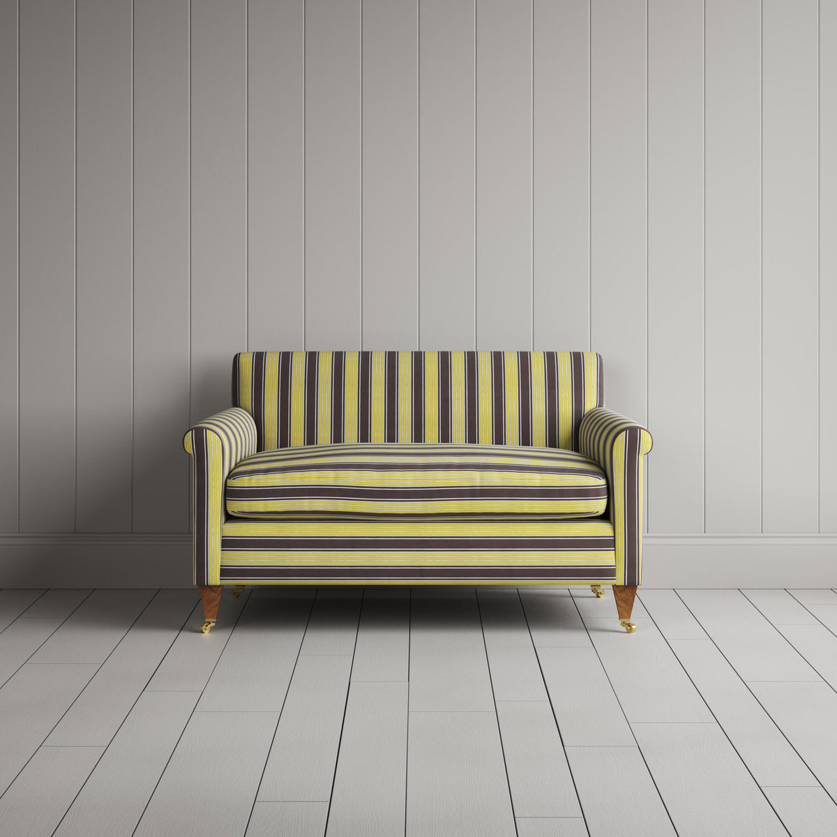 Front View of Idler BIG LOVE Seat in Regatta Cotton, Custard