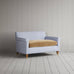 image of Idler BIG LOVE Seat in Ticking Aqua Brown Frame and Classic Corduroy Stone Beige Seat