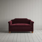Front View of Dolittle Big Love Seat in Classic Corduroy Cherry
