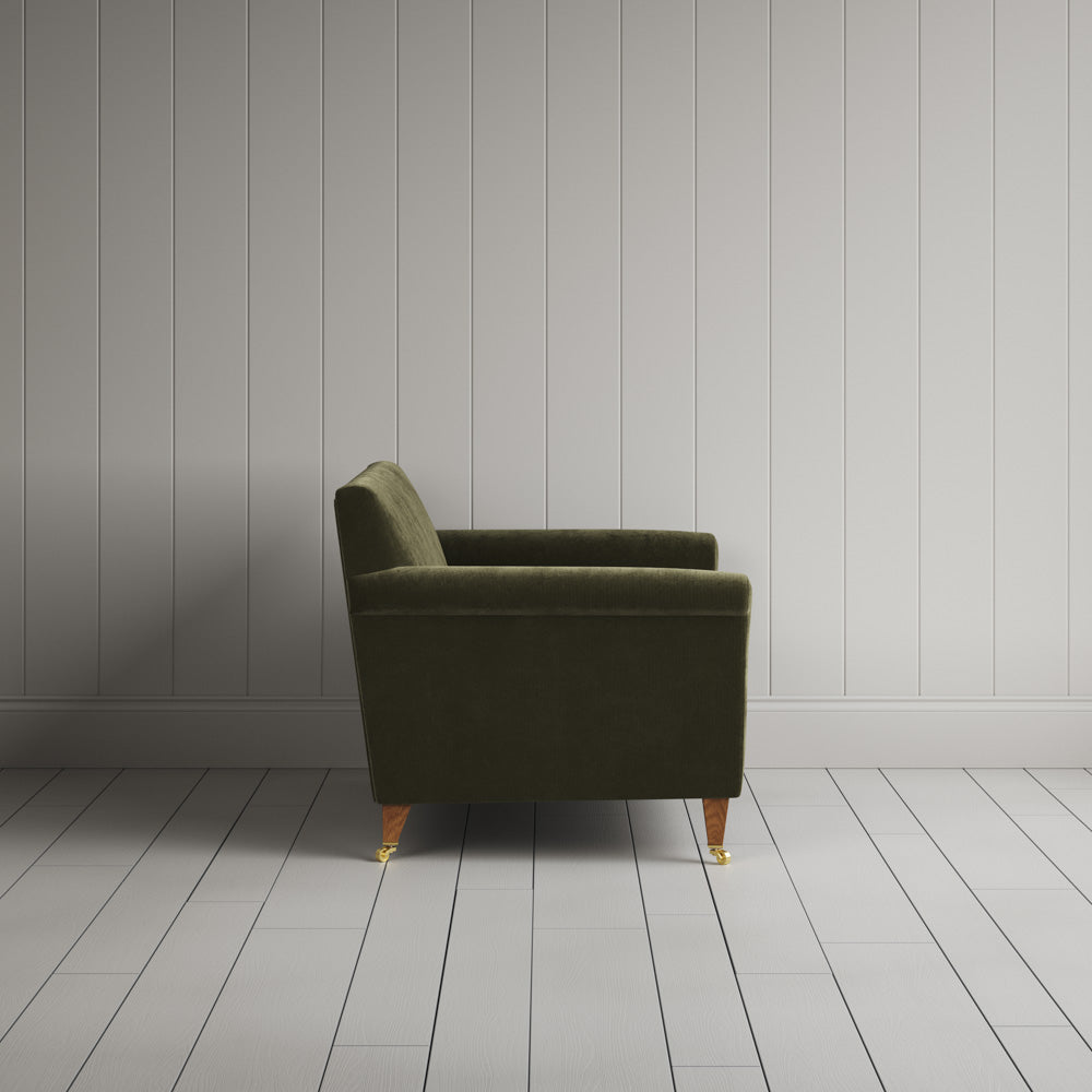 Idler Big Love Seat in Classic Corduroy Caper Side View