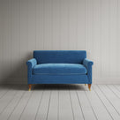 Front View of Idler Big Love Seat in Classic Corduroy Harbour Blue