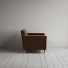 Side view of Idler Big Love Seat in Classic Corduroy Tobacco
