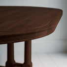 Round Edge Design of Tuck In Oval Dining Table in Oak