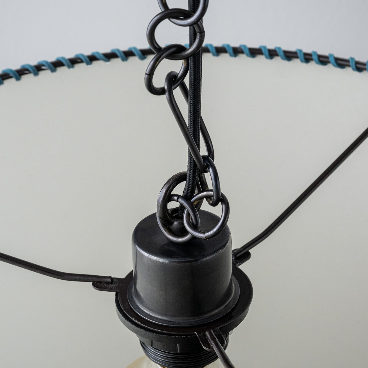Ceiling Pendant Light With Chain Closeup - By NiX