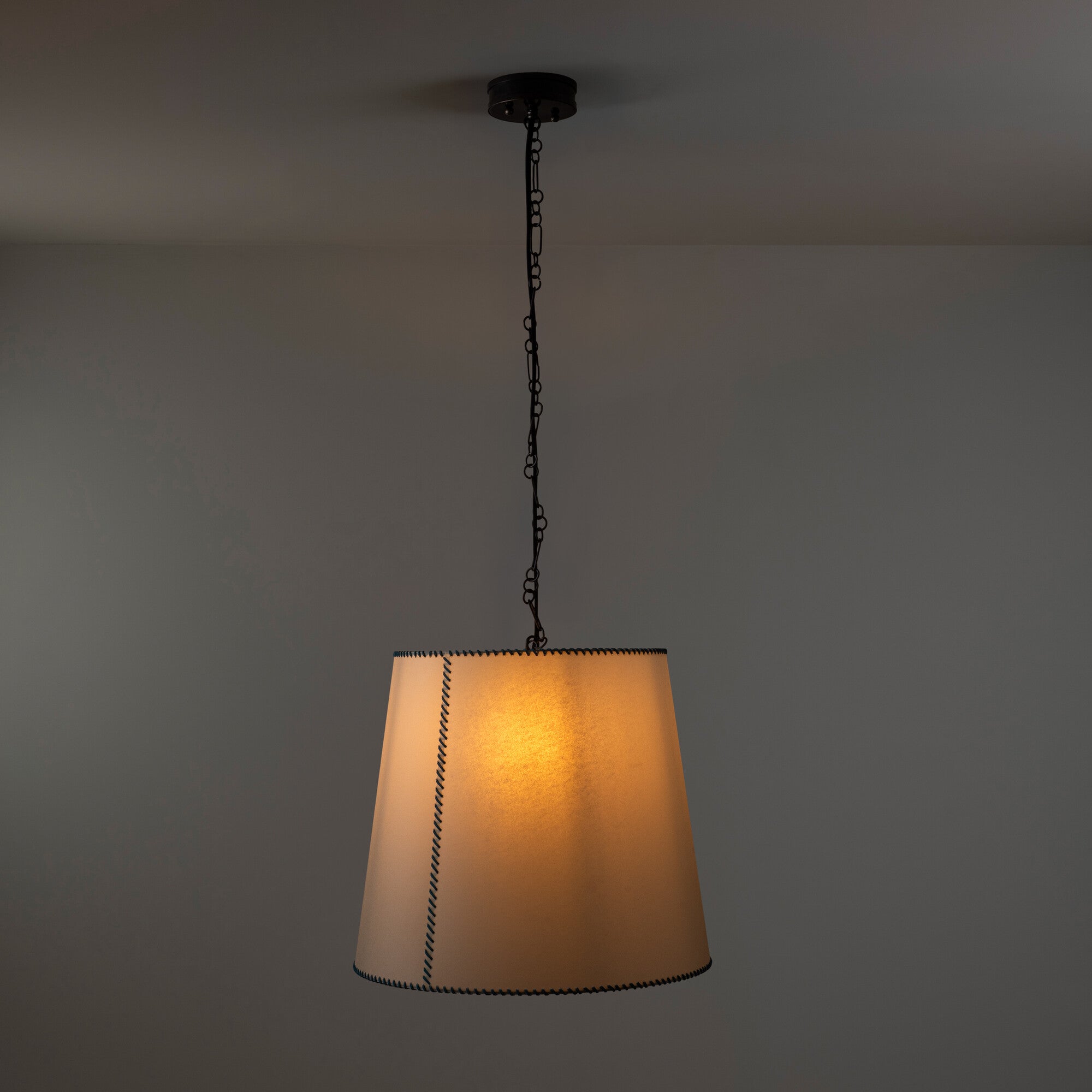  Pendant Light With Lampshade & Lights 'ON' - By NiX 