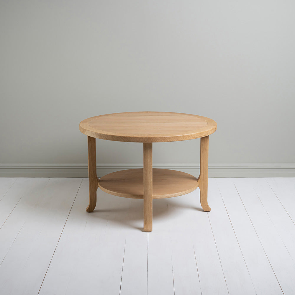  Round Perk Coffee Table, Oiled Oak - By NiX Furniture 
