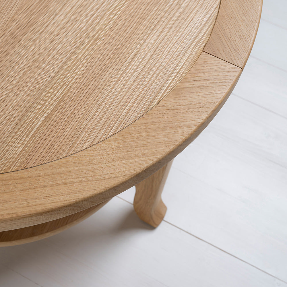  Design close up of Perk Coffee Table, Oiled Oak - By NiX 