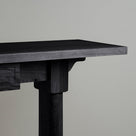 Edge Design Closeup of Keepsake Black Console Table - By NiX