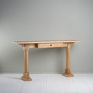Front View of Keepsake Console Table, Oiled Oak - Nicola Harding