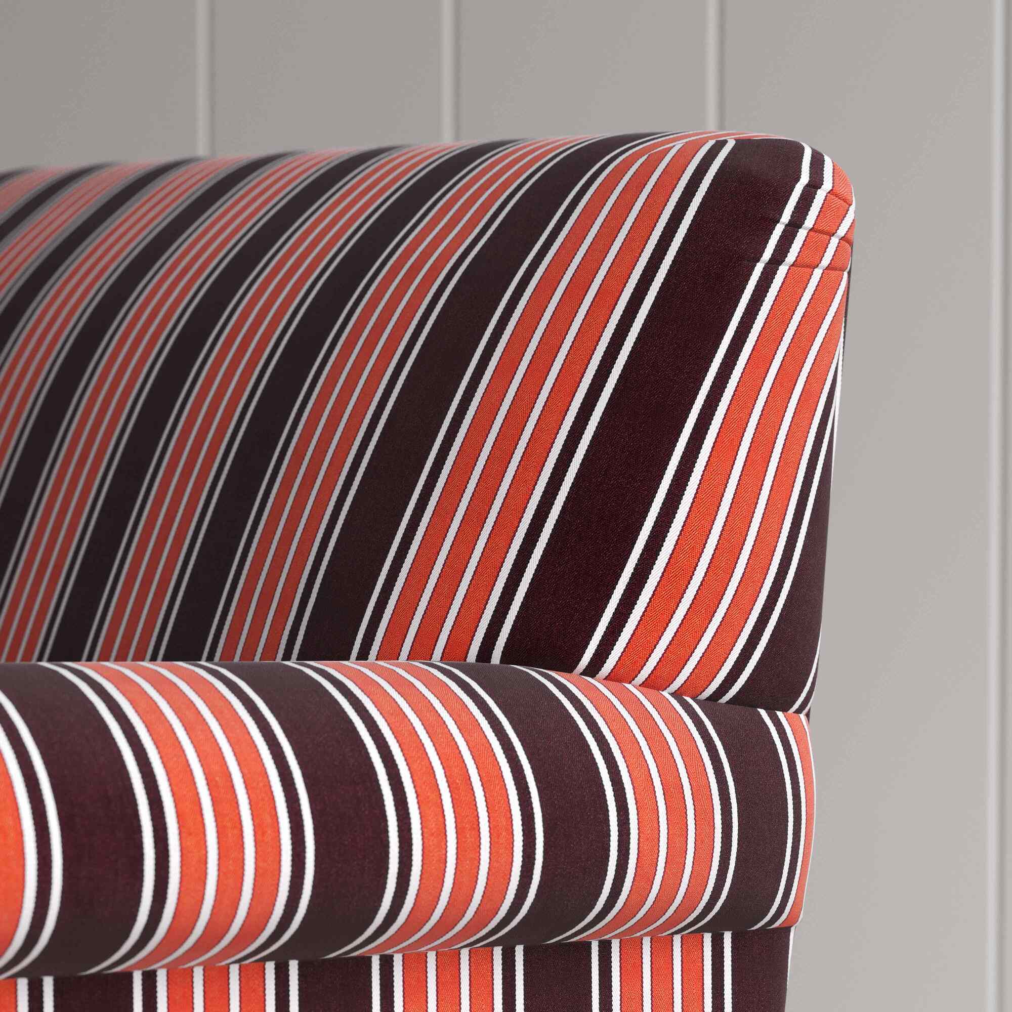  Clean rear view showing the straight back silhouette of the Curtain Call sofa by NiX. 
