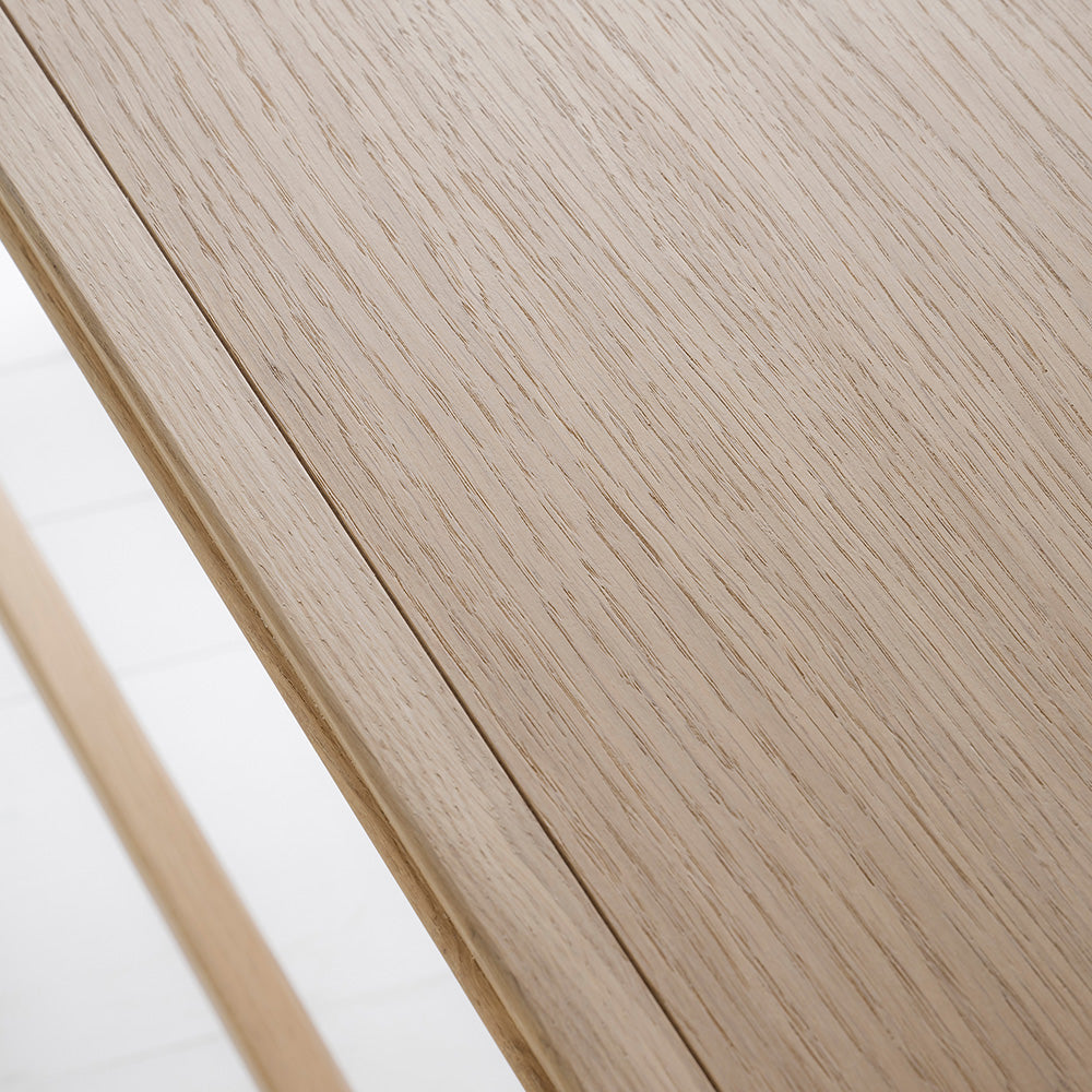  Design Closeup of Scribble Desk, Oiled Oak 
