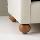 Dolittle Big Love Seat close-up detail of the spherical feet by NiX.