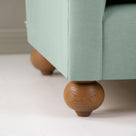 Dolittle Big Love Seat close-up detail of the spherical feet by NiX.