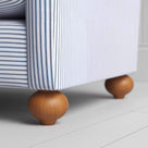 Dolittle Big Love Seat solid foot detail shot by Nicola Harding.