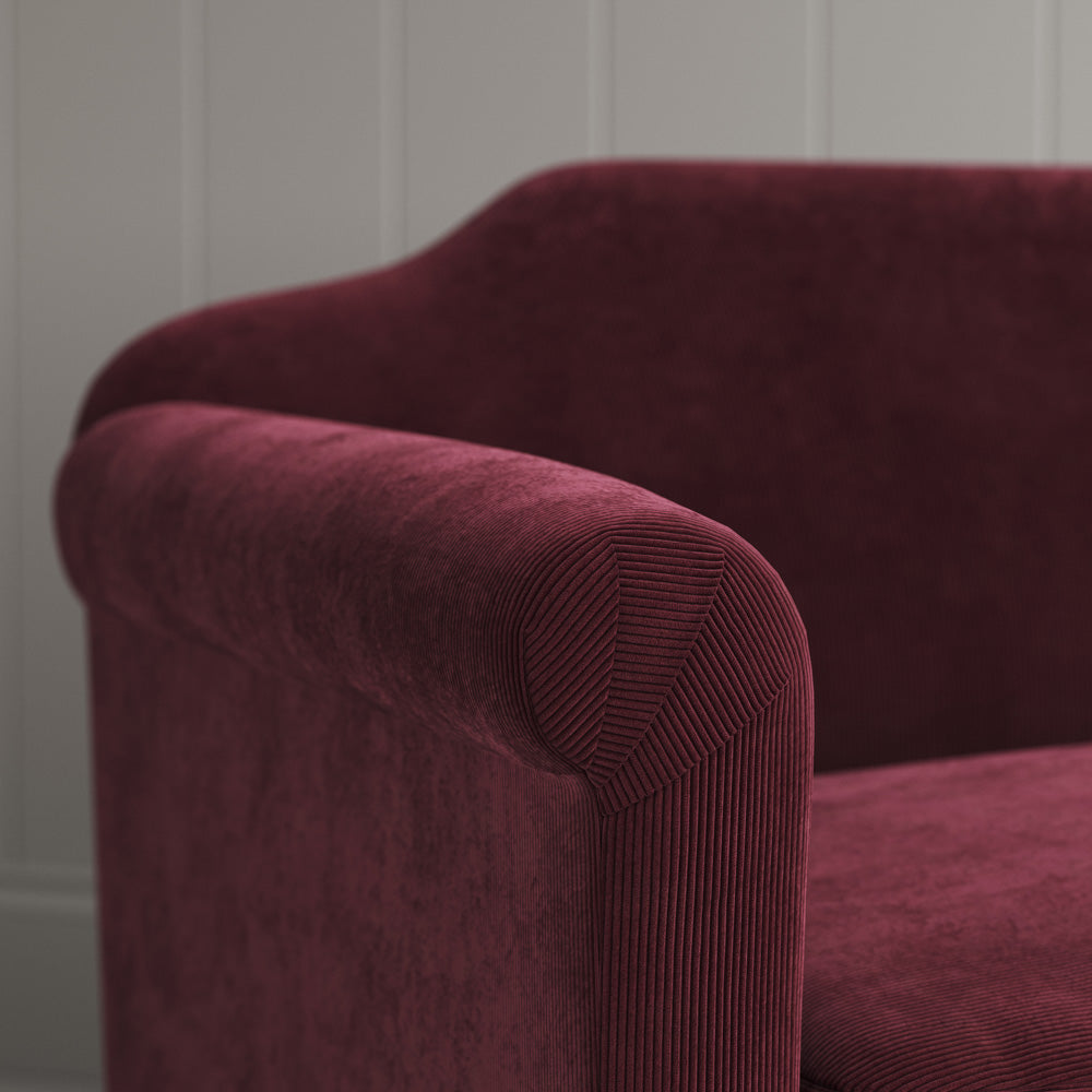 Arm detail in Cherry Classic Corduroy - By NiX