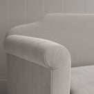 Dolittle Big Love Seat moonstone velvet armrest detail shot by Nicola Harding.