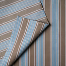 Idler Armchair in Regatta Cotton, Blue - Nicola Harding