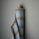 Idler Armchair in Regatta Cotton, Blue - Nicola Harding