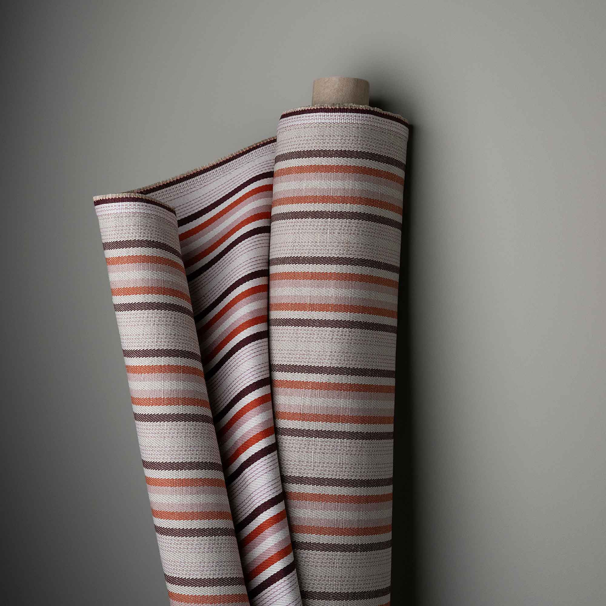  Slow Lane Cotton Linen, Berry Fabric Roll - NiX 
