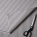 image of Idler 3 Seater Sofa in Ticking Cotton, Blue Brown