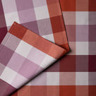 Checkmate Cotton, Berry Fabric - Nicola Harding