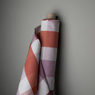 Checkmate Cotton, Berry, Fabric Roll - Nicola Harding