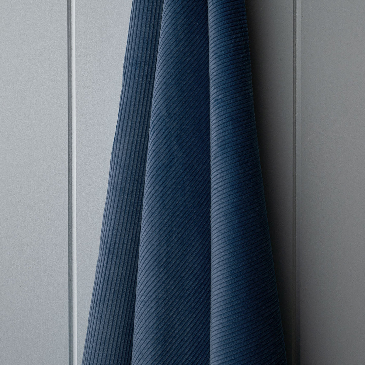 Classic Corduroy Dark Blue Fabric