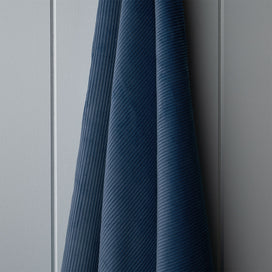 Classic Corduroy Dark Blue Fabric