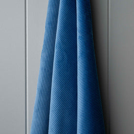 Heavy-weight Organic Cotton, Classic Corduroy Harbour Blue, Hanging