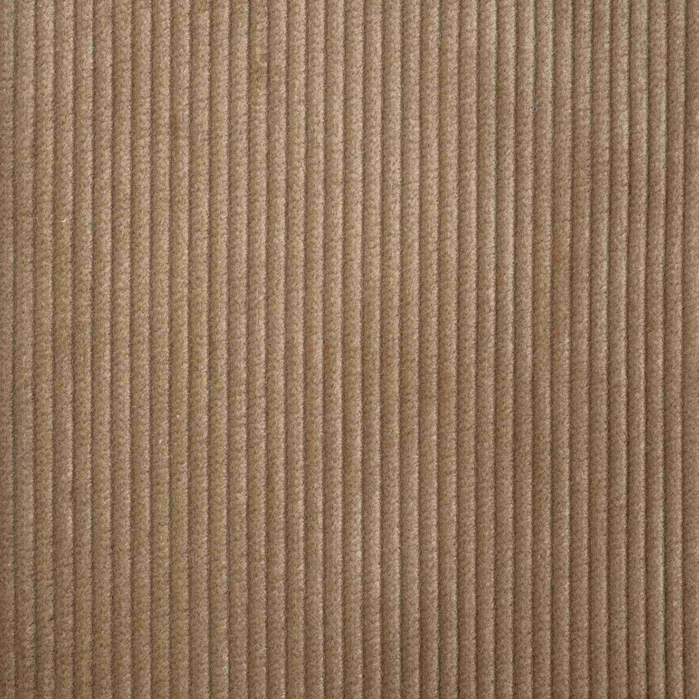 Flat lay of Stone Beige Classic Corduroy, a durable fabric.