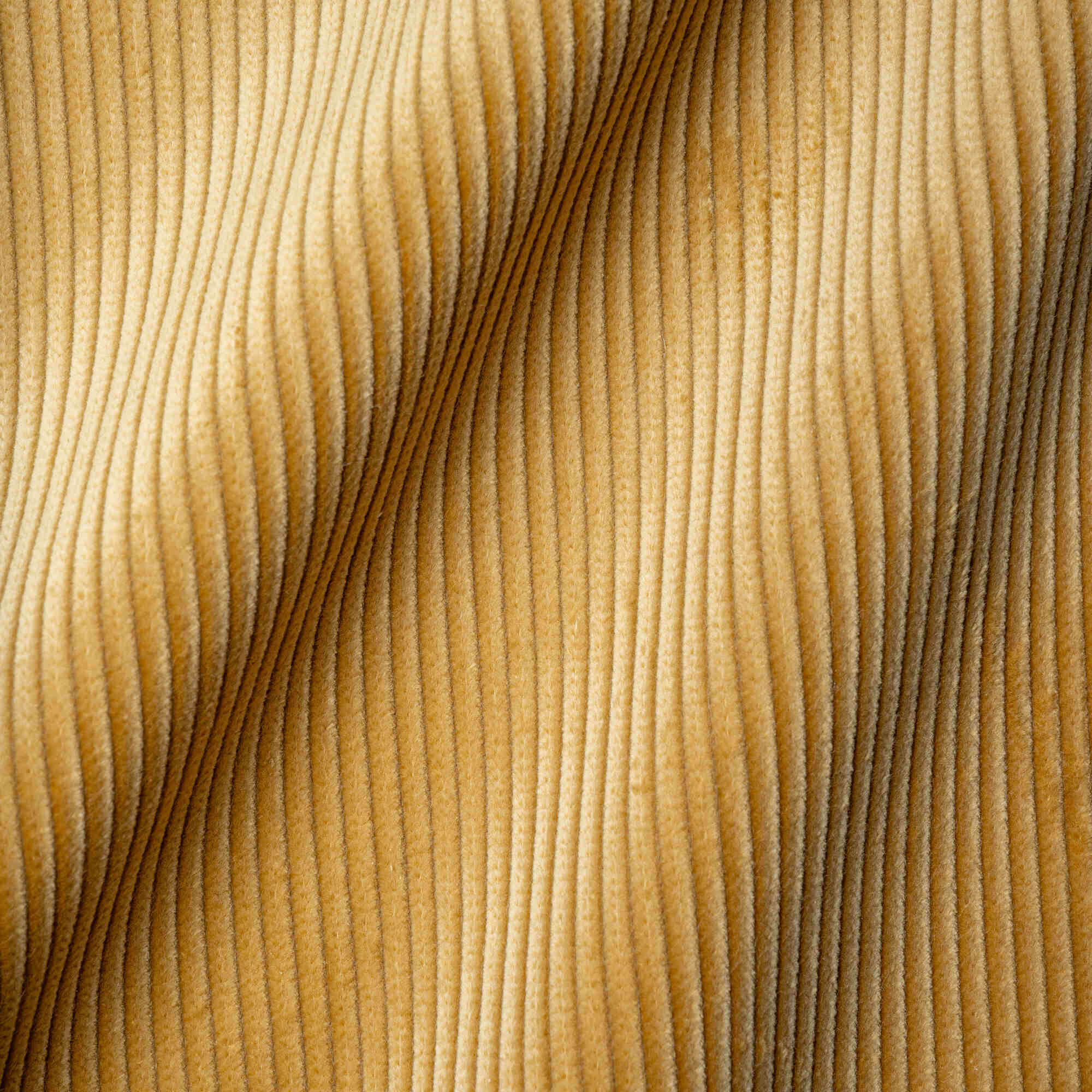  Close-up of the Corduroy Classic Wheat Fabric 