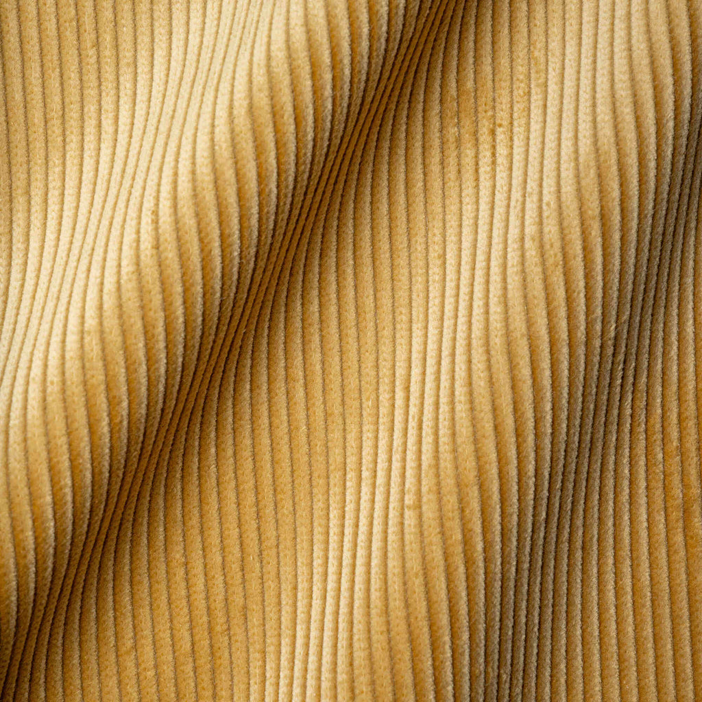  Close-up of the Corduroy Classic Wheat Fabric 