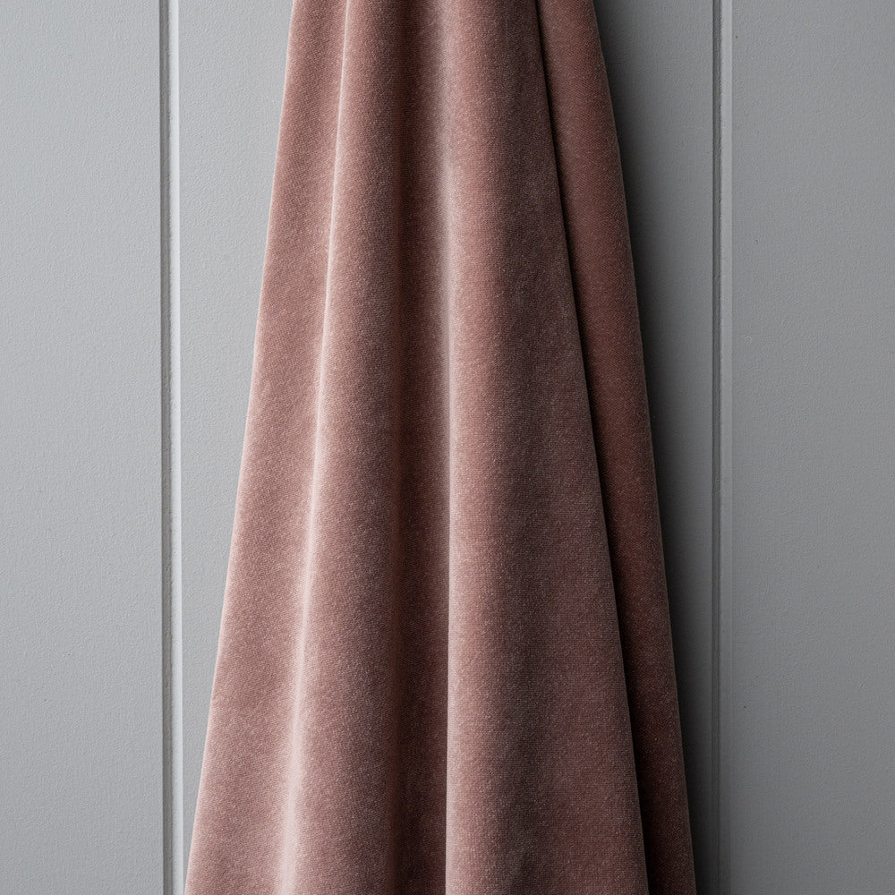  Draped Intelligent Velvet Dusky Pink fabric by NiX 